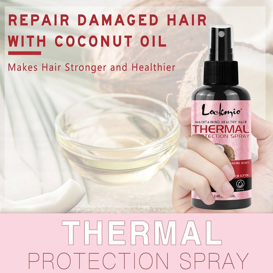 Spray Thermique Protecteur Cheveux - Anti-Chaleur & Anti-UV