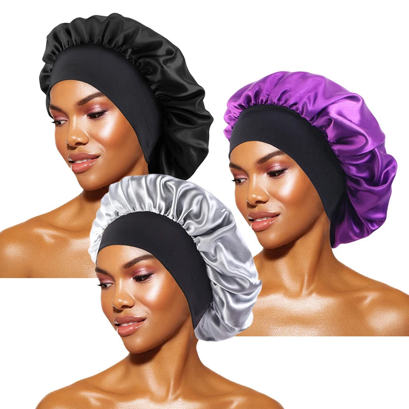 Bonnet Satin Nuit - Protection Cheveux Pendant le Sommeil