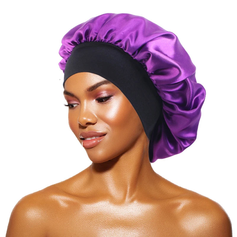 Bonnet Satin Nuit - Protection Cheveux Pendant le Sommeil