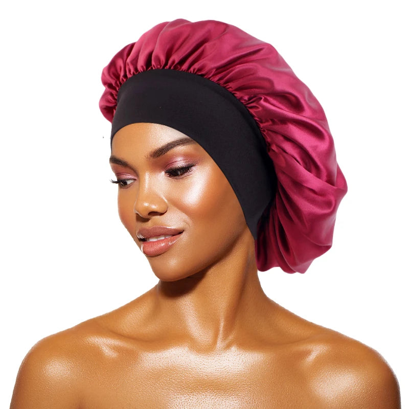Bonnet Satin Nuit - Protection Cheveux Pendant le Sommeil