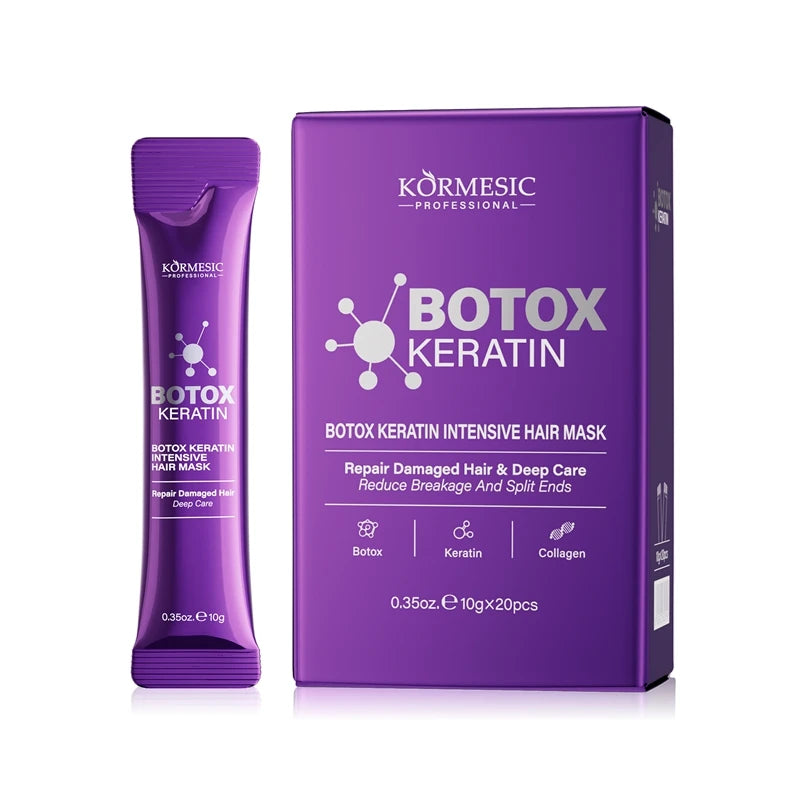 Masque Réparateur Kératine Express - Soin Profond Cheveux Abîmés
