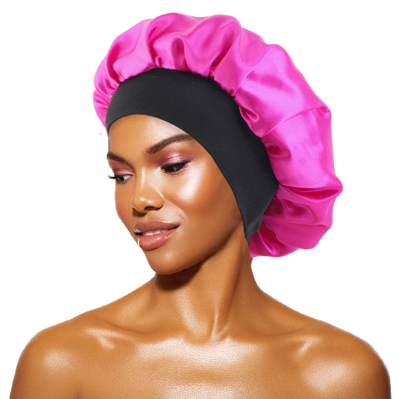 Bonnet Satin Nuit - Protection Cheveux Pendant le Sommeil