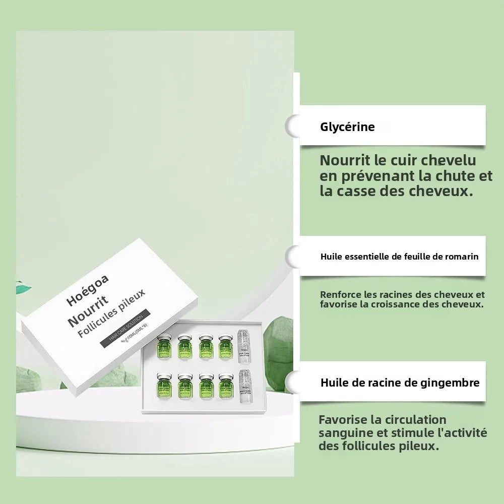 Sérum Soin Essentiel Cheveux - Renforce les Racines & Réduit la Chute
