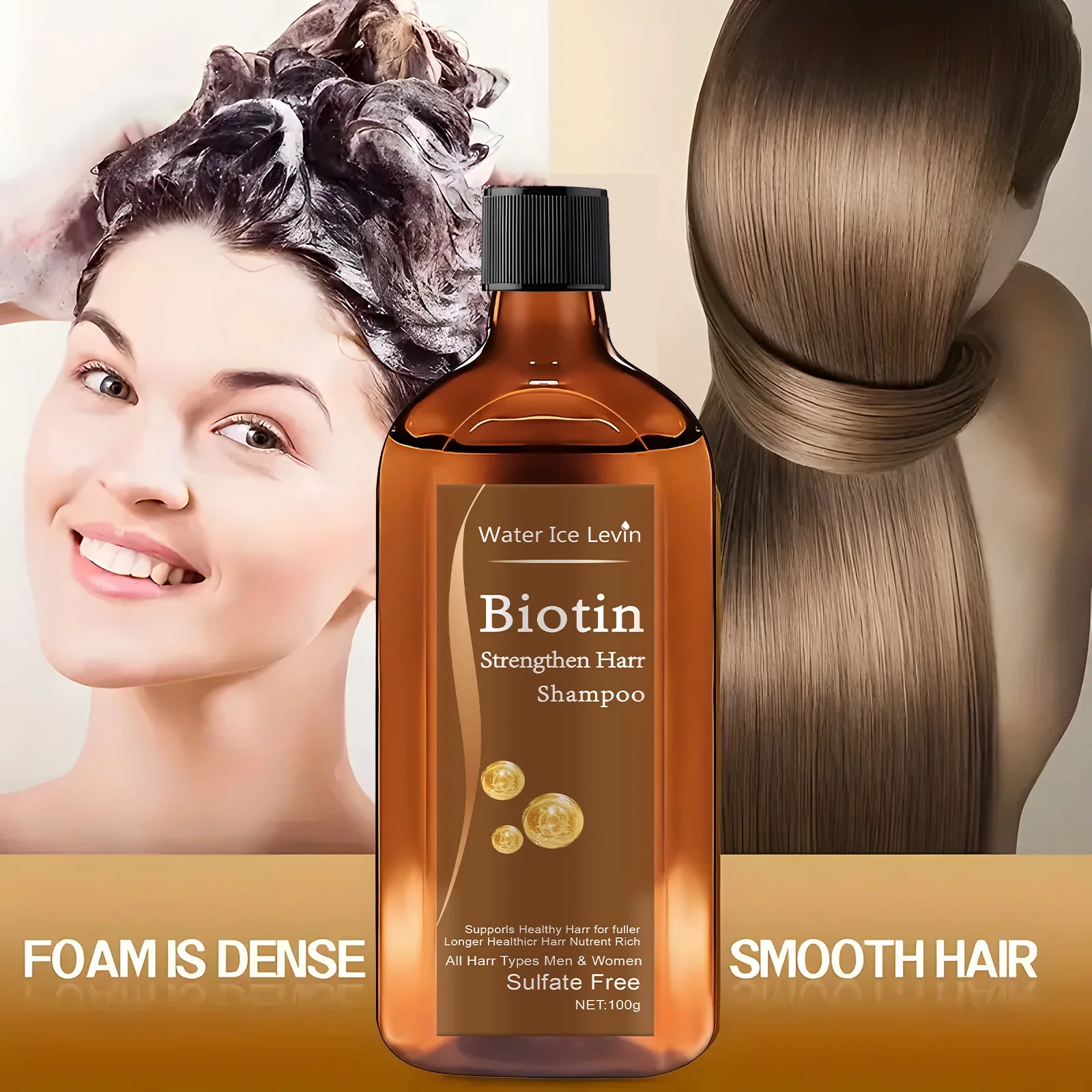 Shampoing Biotine Croissance Cheveux - Anti-Chute Homme & Femme