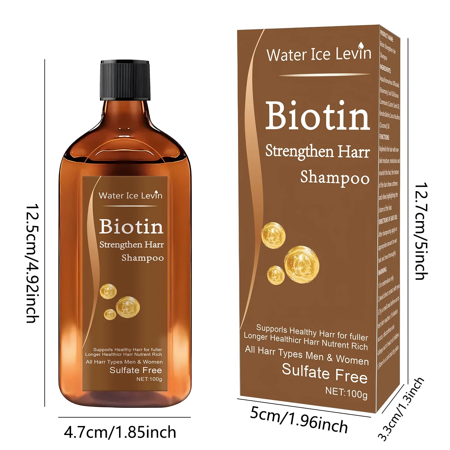 Shampoing Biotine Croissance Cheveux - Anti-Chute Homme & Femme