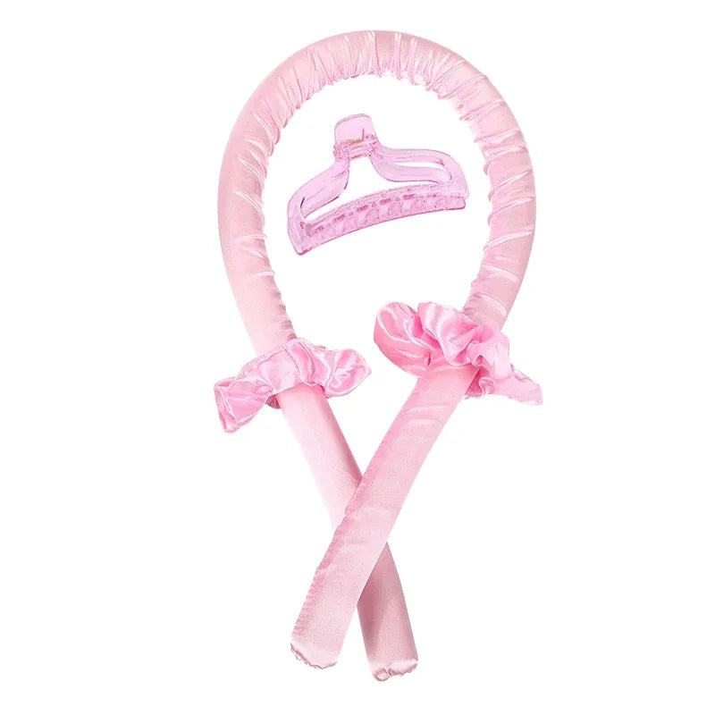 Bandeau Bouclant Sans Chaleur en Satin - Boucles Naturelles
