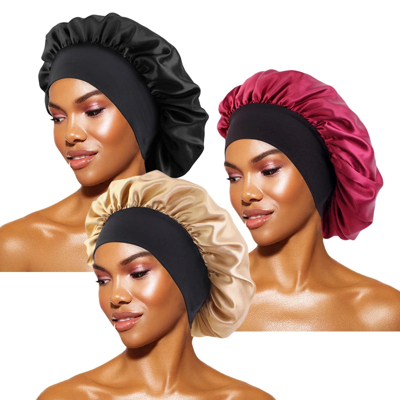 Bonnet Satin Nuit - Protection Cheveux Pendant le Sommeil