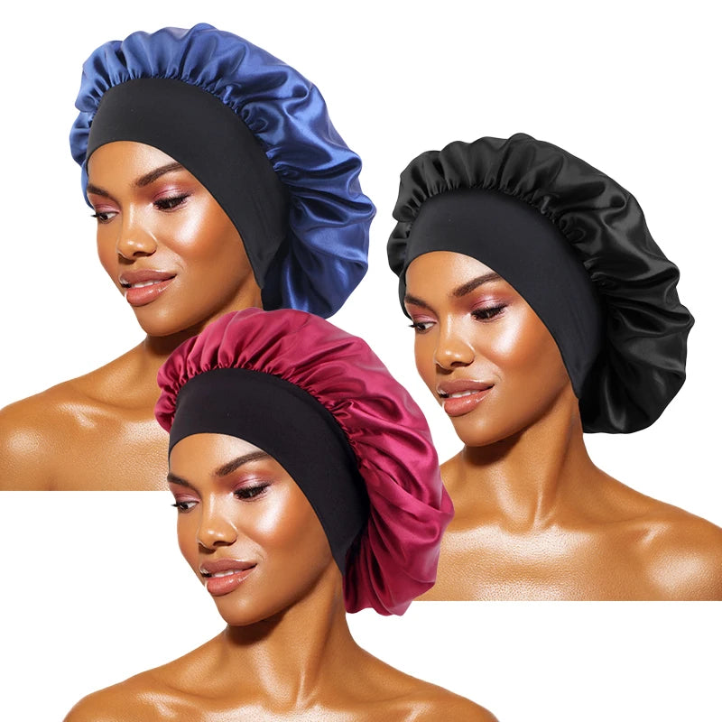 Bonnet Satin Nuit - Protection Cheveux Pendant le Sommeil